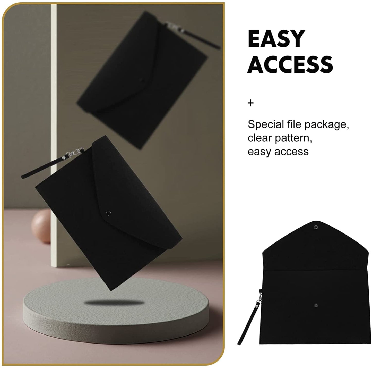 Elevate Your Organization: Felt Document Holders for a Sleek Workspace