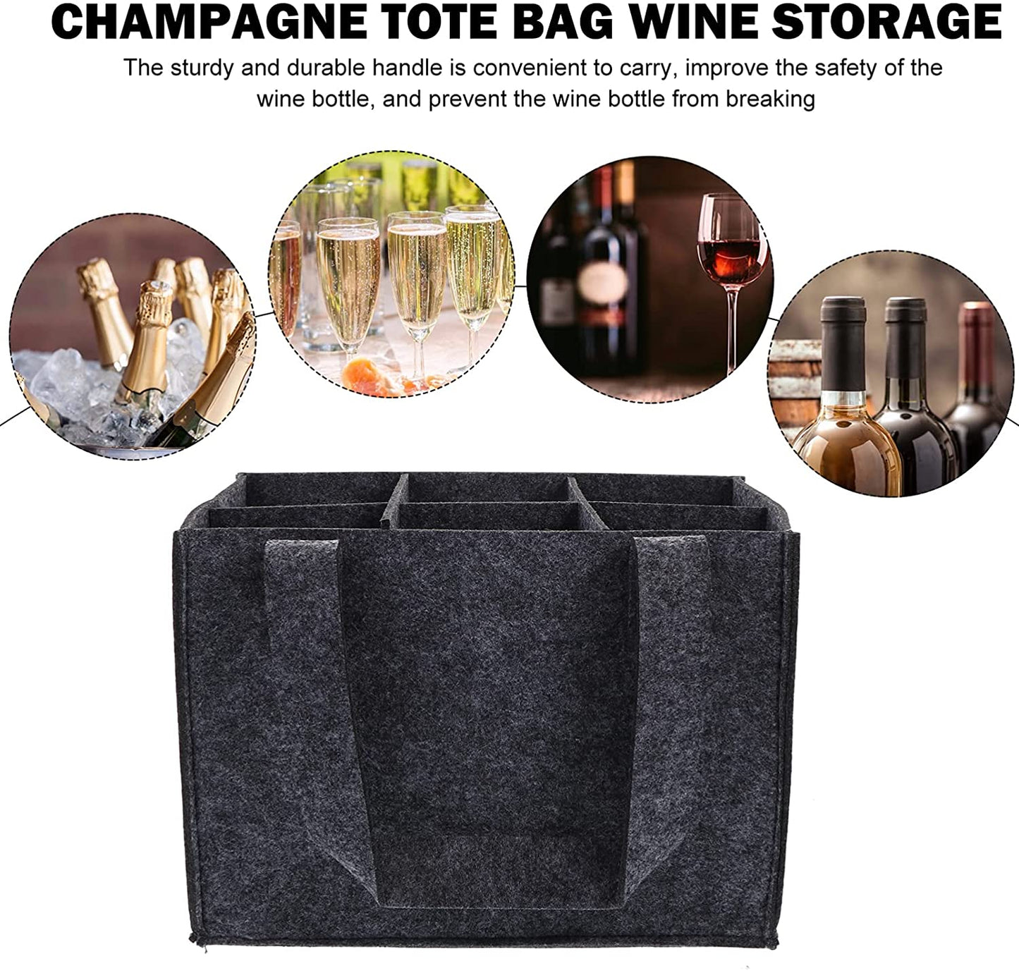 Sophisticated Portability: Elevate Your Wine Experience with Our Bottle Carrier
