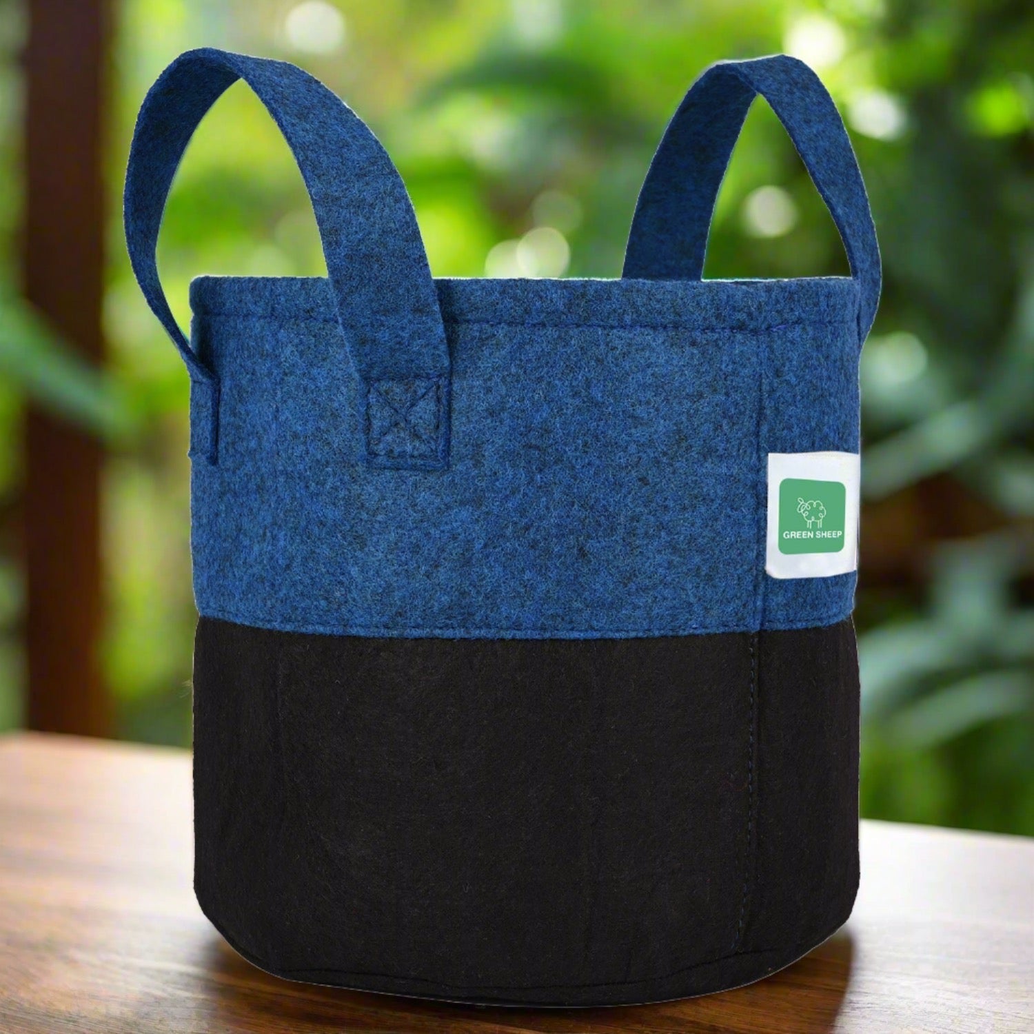 Greensheep Geo Fabric Grow Bags Blue Black