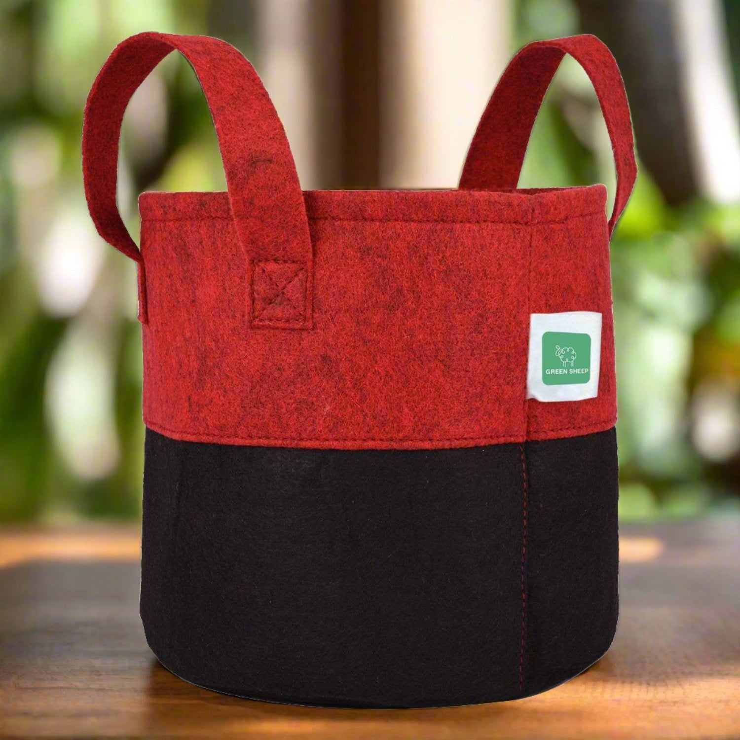 Greensheep Geo Fabric Grow Bags Red Black