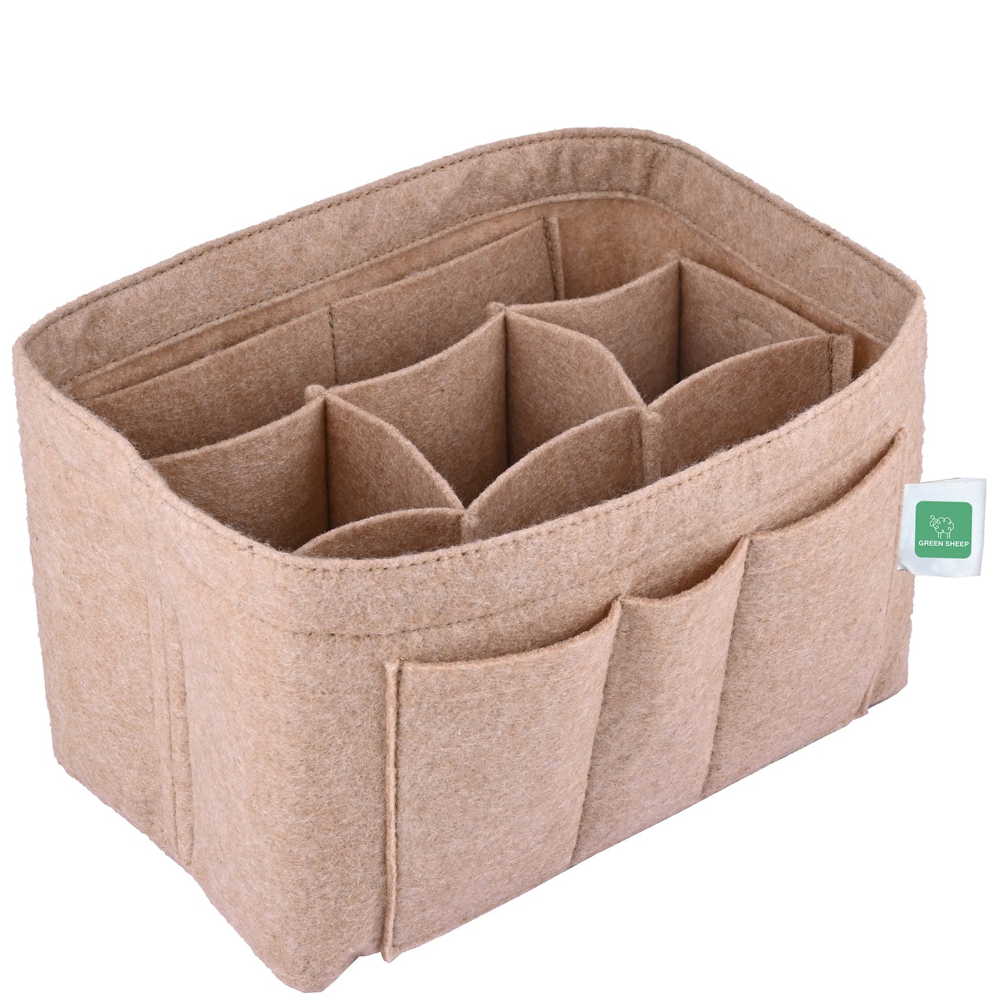 Elevate Your Style and Organization with Felt Purse Organizers: Find Your Perfect Fit (Beige)