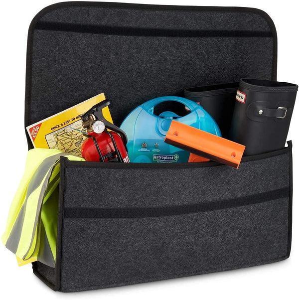 Felt Portable Car Trunk Organizer: Keep Your Vehicle Neat and Tidy On-the-Go