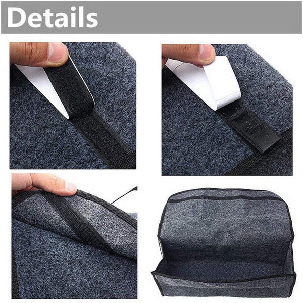 Felt Portable Car Trunk Organizer: Keep Your Vehicle Neat and Tidy On-the-Go