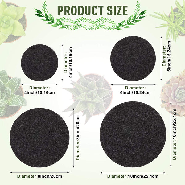 Complete Set of 20: Premium Felt Coaster Mats for Every Occasion