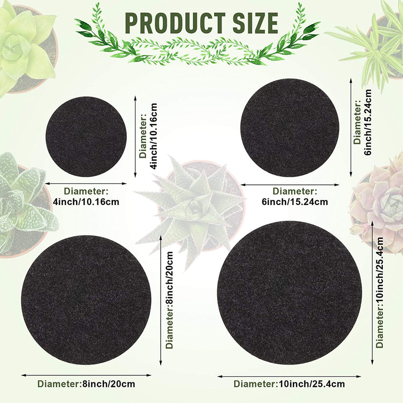 Complete Set of 20: Premium Felt Coaster Mats for Every Occasion