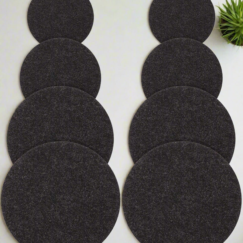 Complete Set of 20: Premium Felt Coaster Mats for Every Occasion