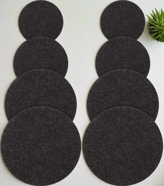 Complete Set of 20: Premium Felt Coaster Mats for Every Occasion