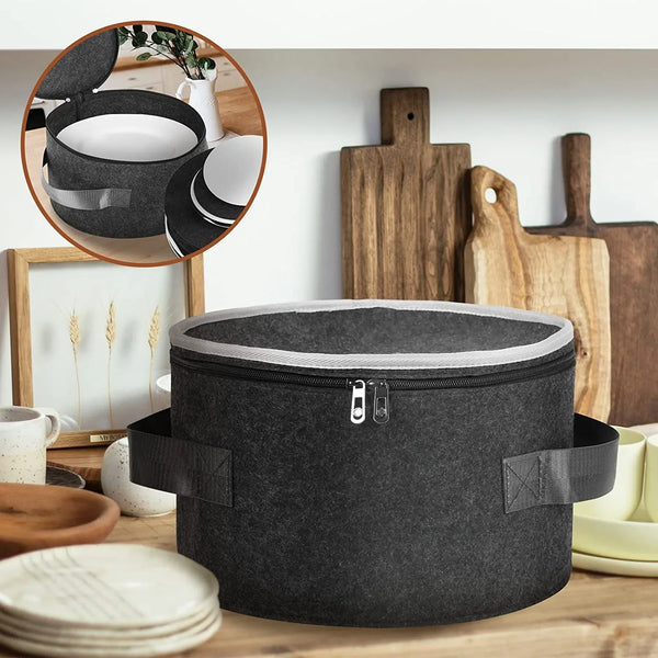 Protect and Organize in Style: Felt Plate Storage Cases for Your Precious Dinnerware