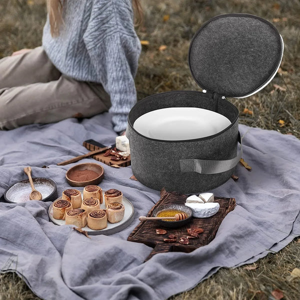 Protect and Organize in Style: Felt Plate Storage Cases for Your Precious Dinnerware