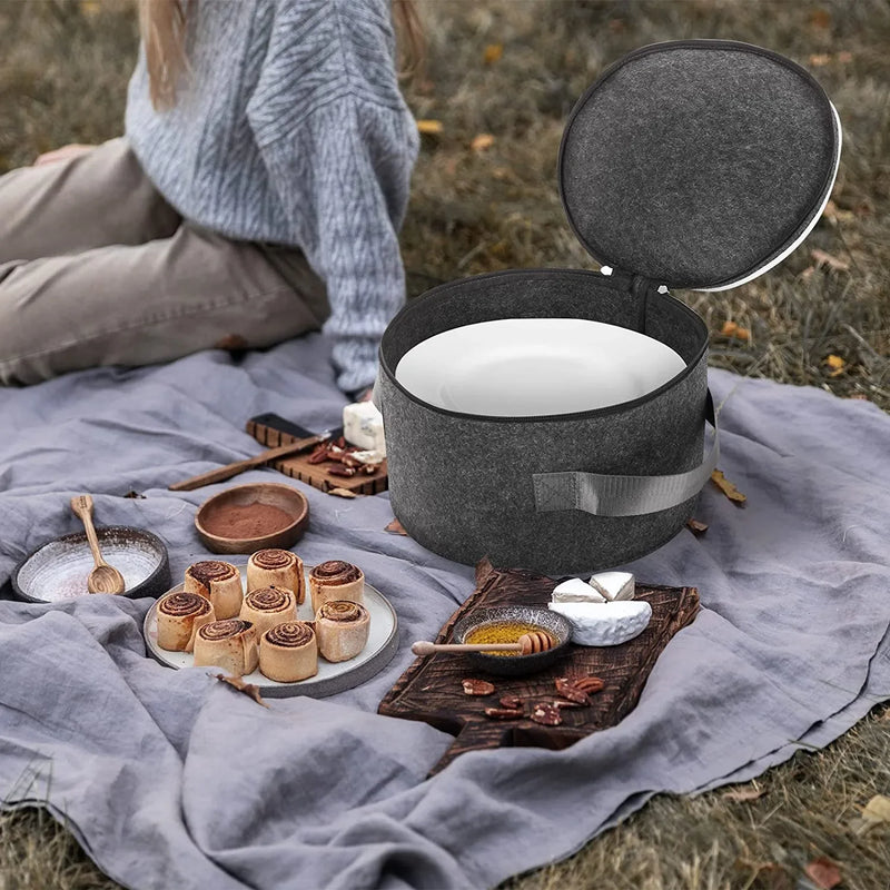 Protect and Organize in Style: Felt Plate Storage Cases for Your Precious Dinnerware