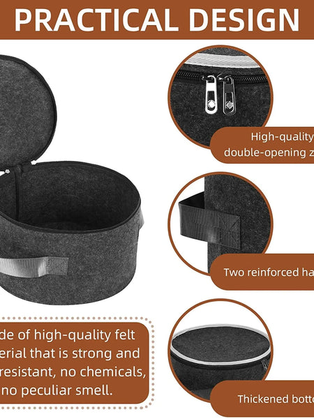 Protect and Organize in Style: Felt Plate Storage Cases for Your Precious Dinnerware