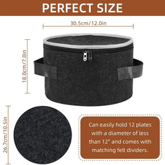 Protect and Organize in Style: Felt Plate Storage Cases for Your Precious Dinnerware