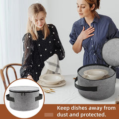 Protect and Organize in Style: Felt Plate Storage Cases for Your Precious Dinnerware