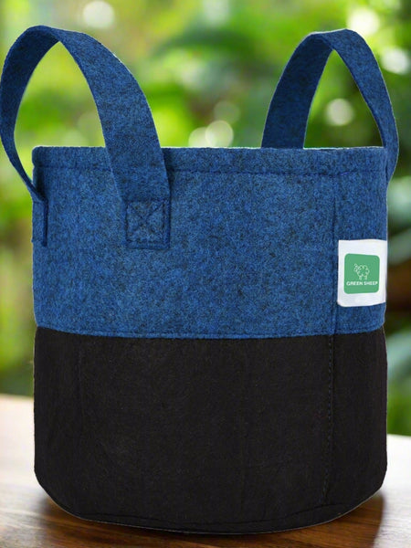 Greensheep Geo Fabric Grow Bags ( Blue / Black )