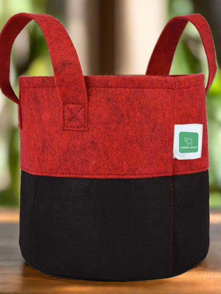 Greensheep Geo Fabric Grow Bags ( Red / Black )