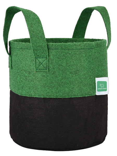 Greensheep Geo Fabric Grow Bags ( Green/ Black )