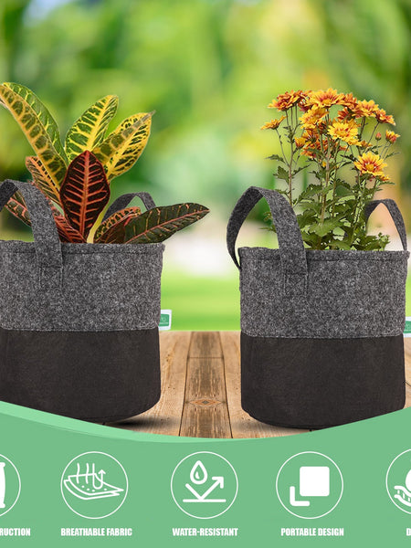 Greensheep Geo Fabric Grow Bags ( Dark Grey / Black )