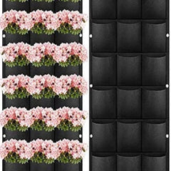 Premium Felt Vertical Planter with 18 Pockets