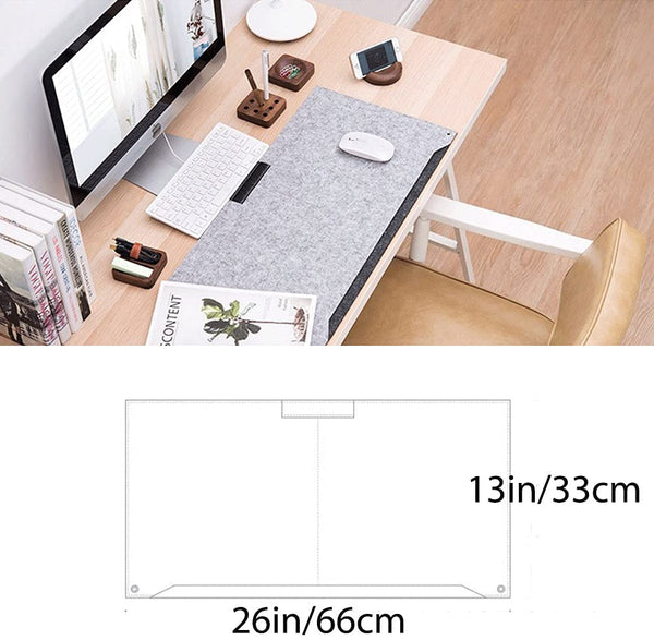 Upgrade Your Workspace with a Stylish Felt Desk Mat