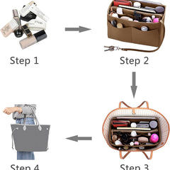 GREENSHEEP Purse Organizer Insert for Handbags,