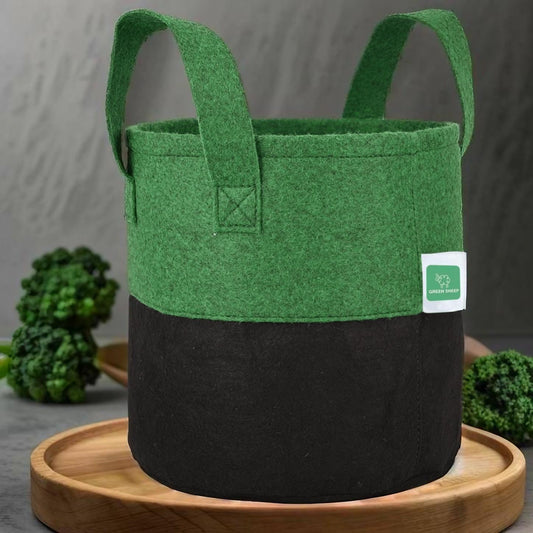 Greensheep Geo Fabric Grow Bags ( Green/ Black )